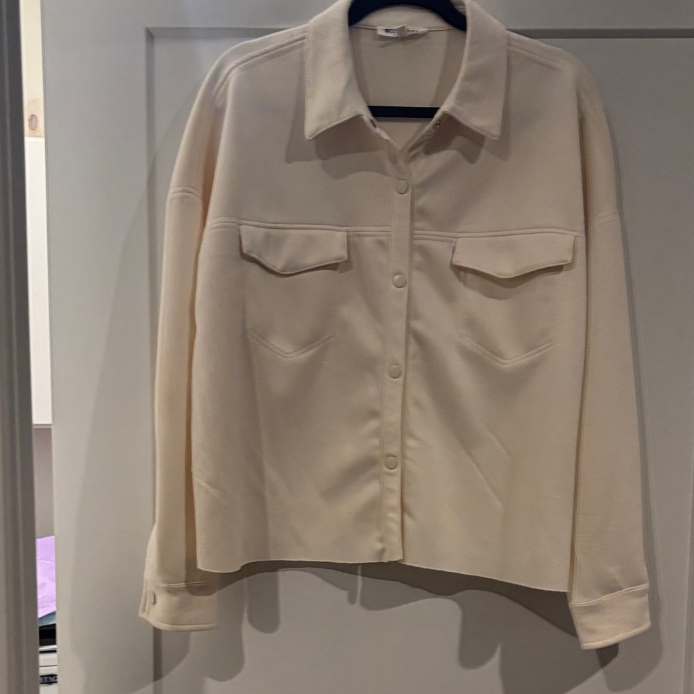 Cream Button-Up Shirt